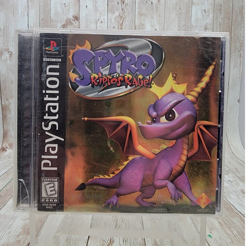 Spyro The Dragon 2 Riptos Rage Sony PlayStation 1 PS1 Game - Complete